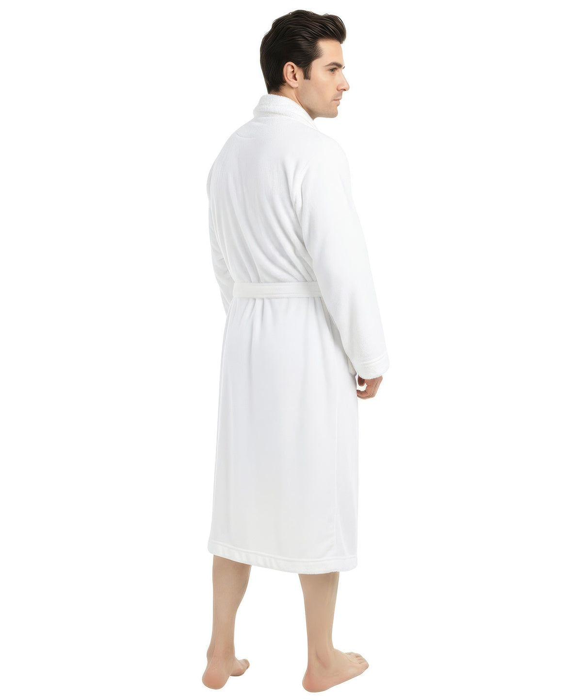 Ny Threads Robe NY Threads Mens Robe, Luxury Plush Fleece Mens Bathrobe, Spa Bath Robe ...