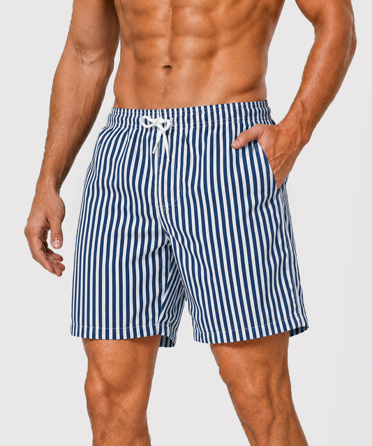 Vertical Stripes Royal Blue