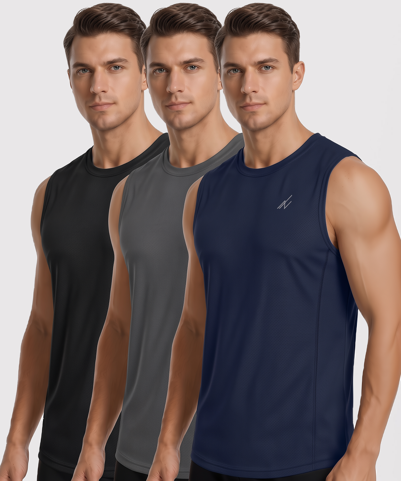 Black-Dark Grey-Navy
